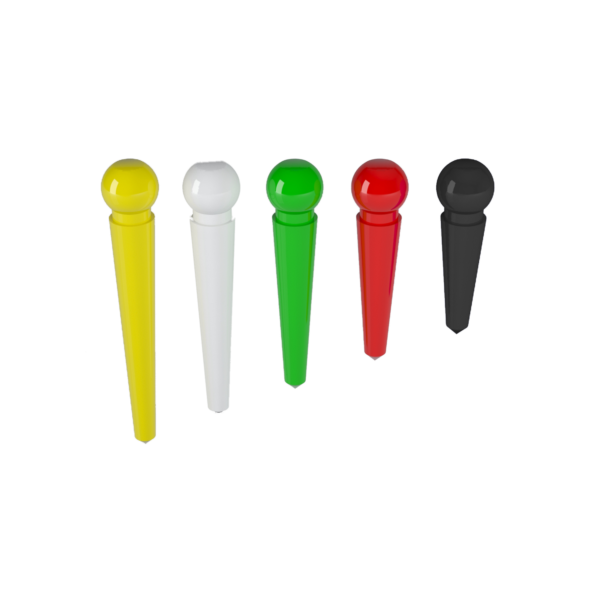 Trzpienie plastikowe do wycisków Normo Czarne (7 mm) - 20 szt.